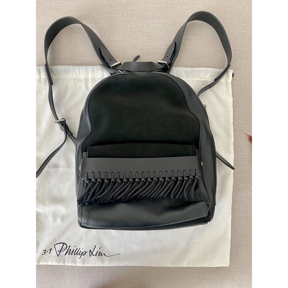3.1 Phillip Lim Bianca Mini Backpack With Fringe (Black)